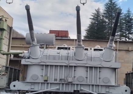The overhaul of power transformer No. 5 at Enguri HPP is complete
