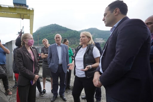 The Minister of Economy and the US Ambassador visited Enguri HPP