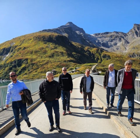 Delegates from Engurhesi Visited Kaprun Hydropower Plant in Austria